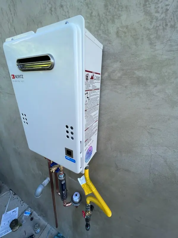 Tankless water heater installation for Camp Creek Estates homes