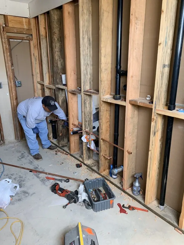Commercial rough-in plumbing for Water Heater Replacement in Camp Creek Estates